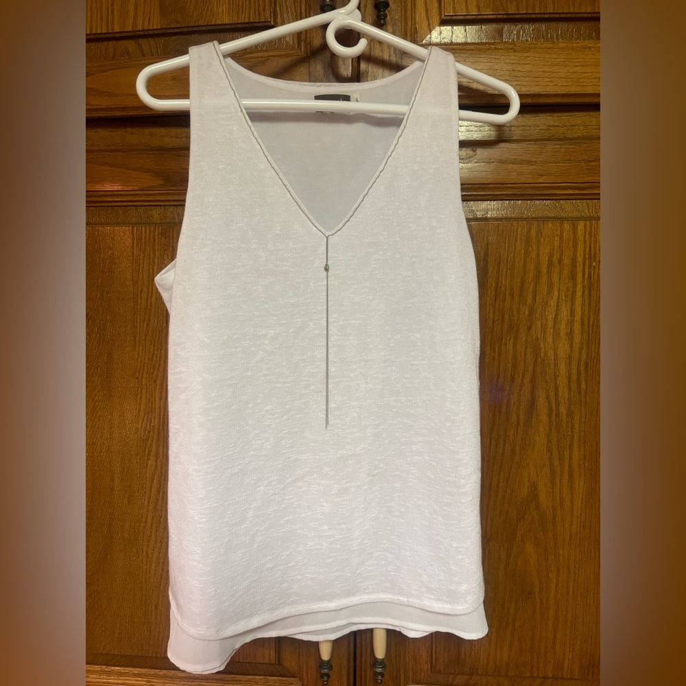 Crosby shirt with built-in necklace and under shirt, size large silky soft